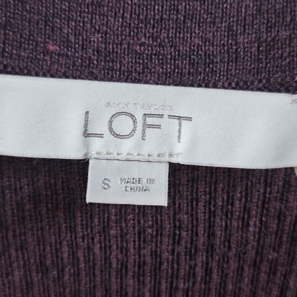 Loft V-Neck Button-Down Cardigan in Women's Small - Picture 4 of 14